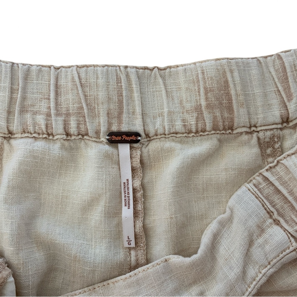 Free People High Road Barrel Linen Blend Pant Size L - Picture 5 of 7